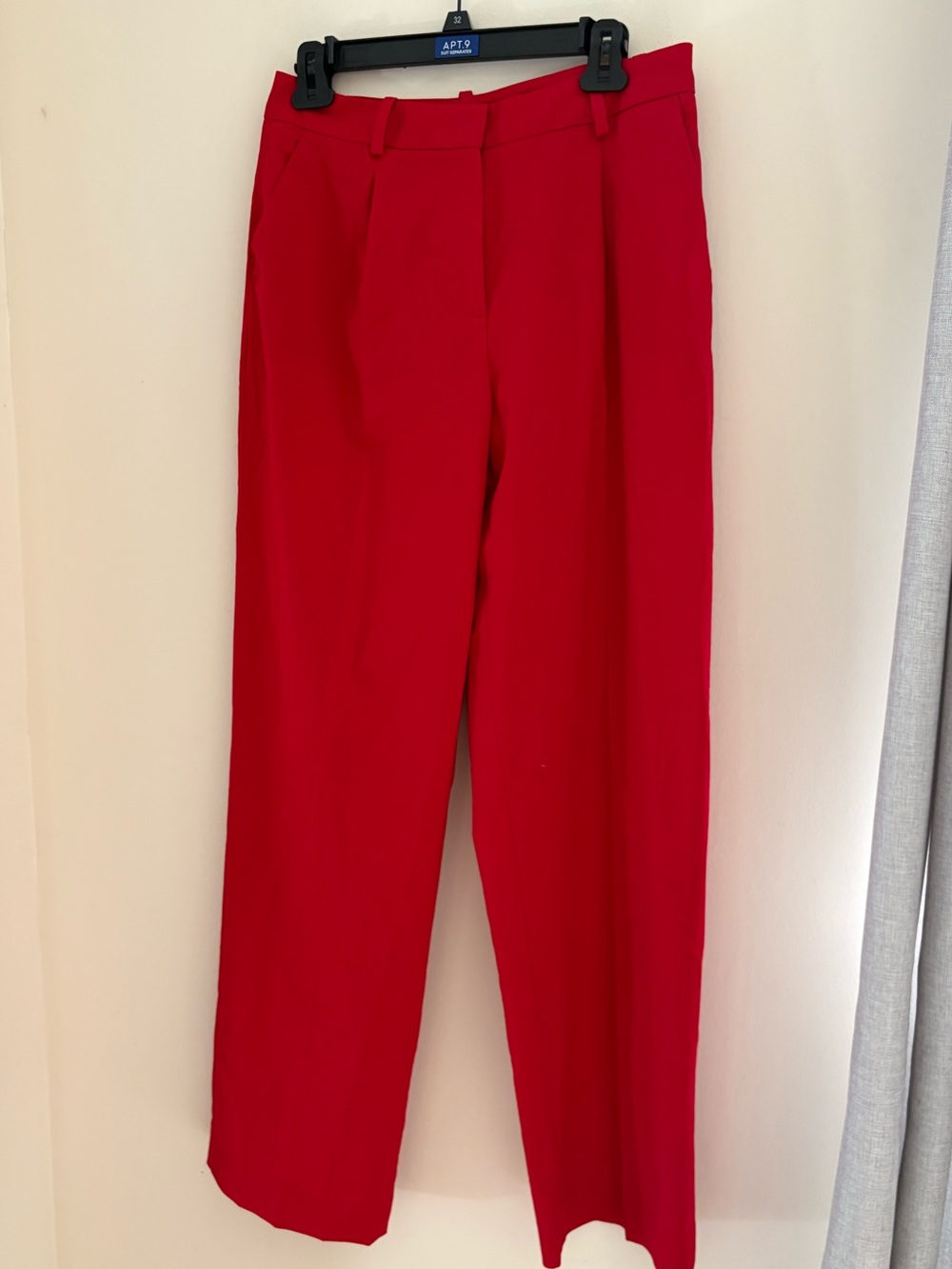 Zara High Waisted Red Pants
